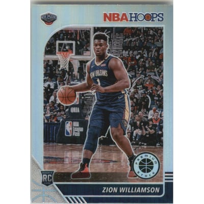 2019-20 Hoops Premium Stock Prizms Silver #258 Zion Williamson