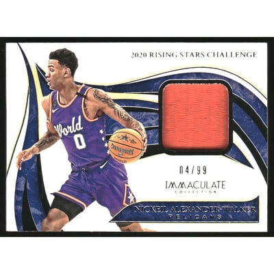 2019-20 Immaculate Collection Special Event Memorabilia #3 Nickeil Alexander-Walker/99