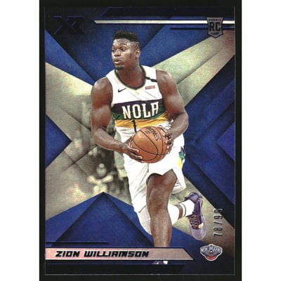 2019-20 Panini Chronicles Blue #271 Zion Williamson/XR