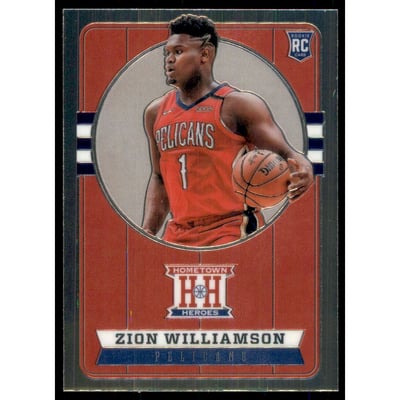 2019-20 Panini Chronicles #552 Zion Williamson/Hometown Heroes Optic