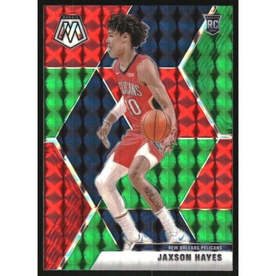 2019-20 Panini Mosaic Mosaic Choice Red and Green #221 Jaxson Hayes
