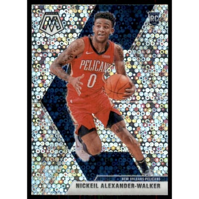 2019-20 Panini Mosaic Mosaic Fast Break Silver #205 Nickeil Alexander-Walker
