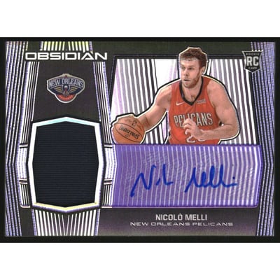 2019-20 Panini Obsidian Electric Etch Purple #204 Nicolo Melli JSY AU/75