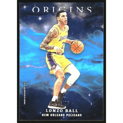 2019-20 Panini Origins Turquoise #43 Lonzo Ball