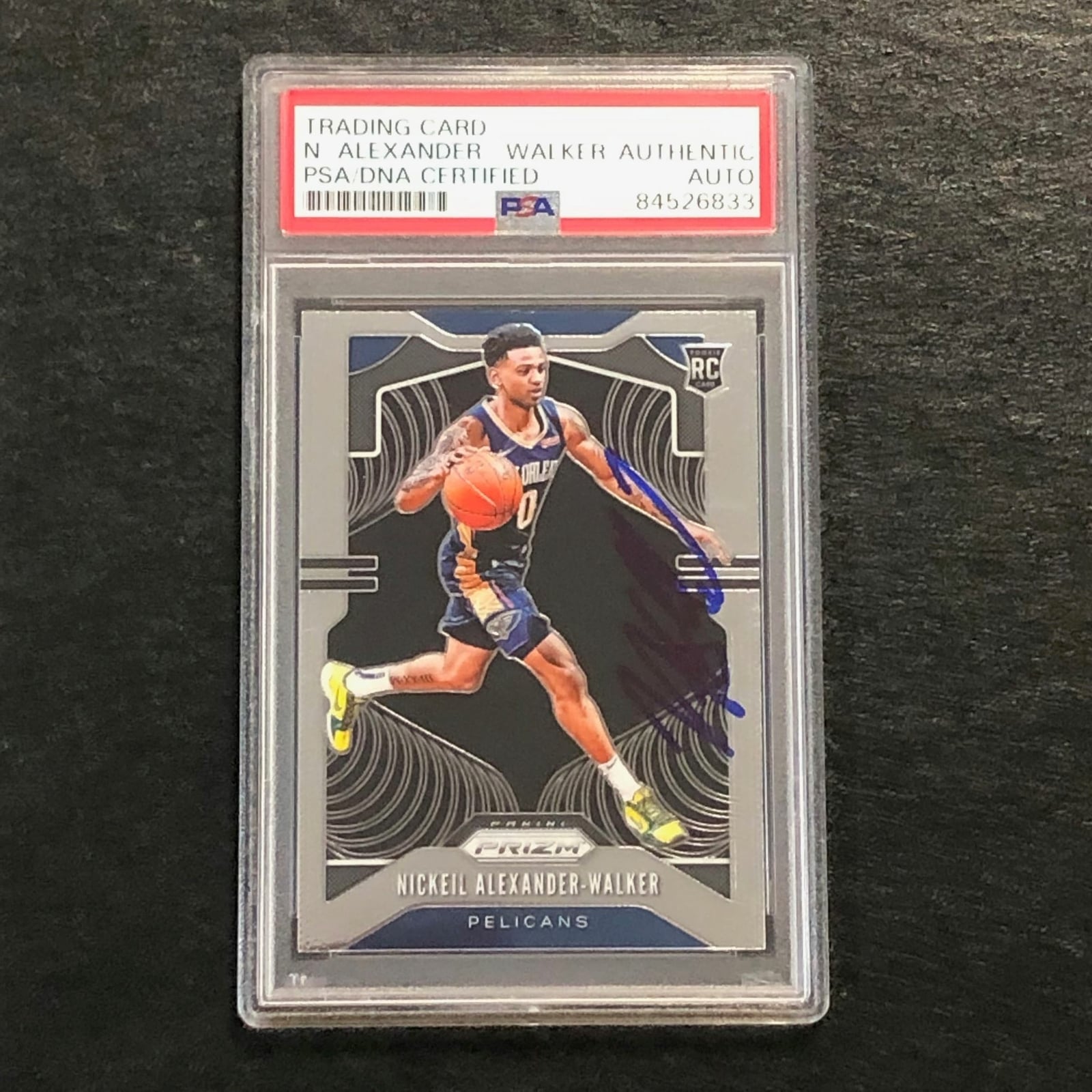 2019-20 Panini Prizm #263 Nickeil Alexander Walker Signed Card 