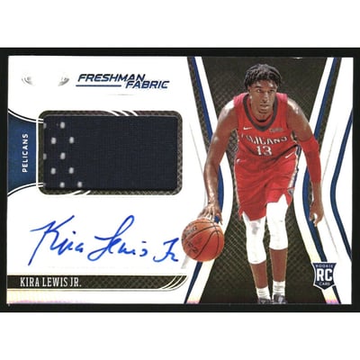 2020-21 Certified Freshman Fabric Signatures #28 Kira Lewis Jr.
