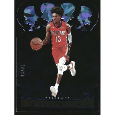 2020-21 Crown Royale Crystal Blue #91 Kira Lewis Jr.