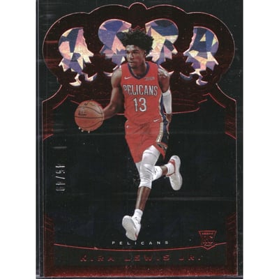 2020-21 Crown Royale Crystal Red #91 Kira Lewis Jr.