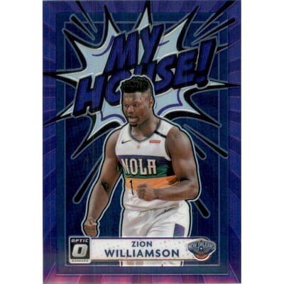 2020-21 Donruss Optic My House Purple #18 Zion Williamson