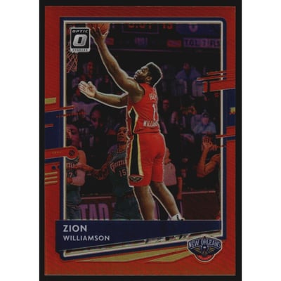2020-21 Donruss Optic Orange #40 Zion Williamson