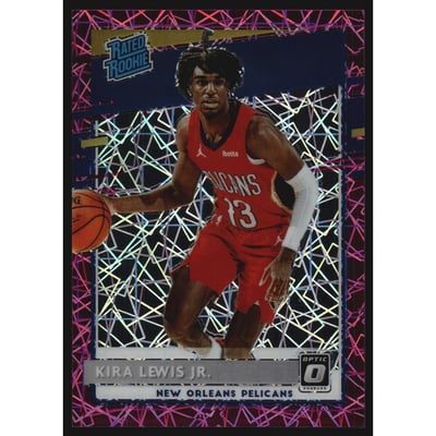 2020-21 Donruss Optic Pink Velocity #163 Kira Lewis Jr. RR