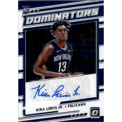2020-21 Donruss Optic Rookie Dominators Signatures #13 Kira Lewis Jr.