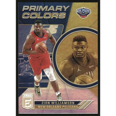 2020-21 Elite Primary Colors #7 Zion Williamson