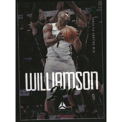 2020-21 Panini Chronicles Green Ice #144 Zion Williamson/Luminance