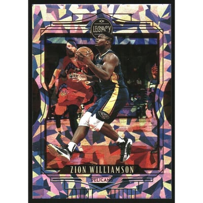2020-21 Panini Chronicles Green Ice #681 Zion Williamson/Legacy