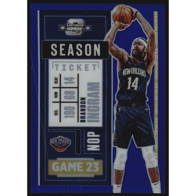 2020-21 Panini Contenders Optic Blue #21 Brandon Ingram