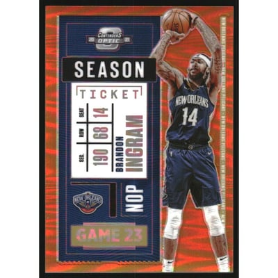 2020-21 Panini Contenders Optic Orange #21 Brandon Ingram