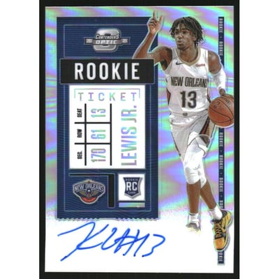2020-21 Panini Contenders Optic Variations #121 Kira Lewis Jr. AU