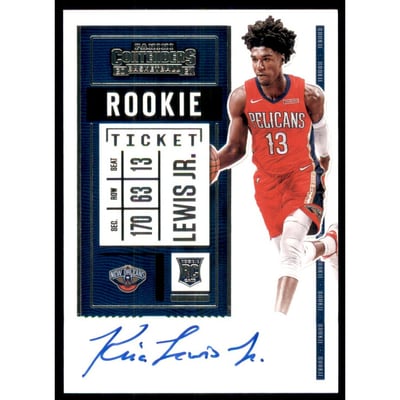 2020-21 Panini Contenders Photo Variation Autographs #139 Kira Lewis Jr. AU