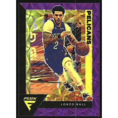 2020-21 Panini Flux FOTL Purple Scope #111 Lonzo Ball