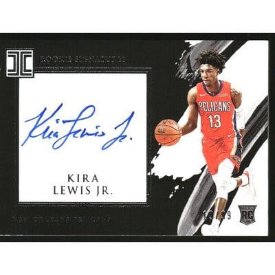 2020-21 Panini Impeccable Impeccable Rookie Signatures #7 Kira Lewis Jr.