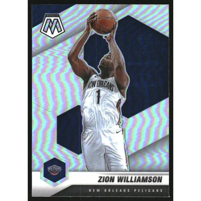 2020-21 Panini Mosaic Silver #49 Zion Williamson
