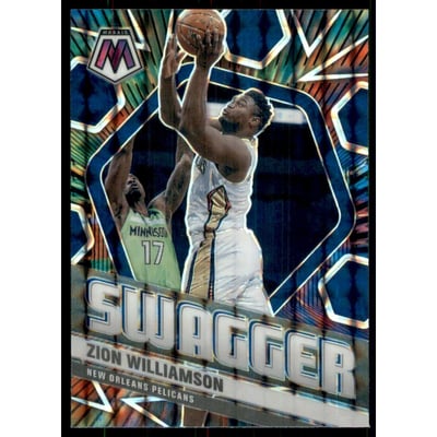2020-21 Panini Mosaic Swagger #12 Zion Williamson