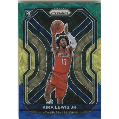 2020-21 Panini Prizm Prizms Choice Blue Yellow and Green #272 Kira Lewis Jr.