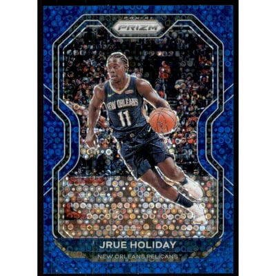 2020-21 Panini Prizm Prizms Fast Break Blue #75 Jrue Holiday