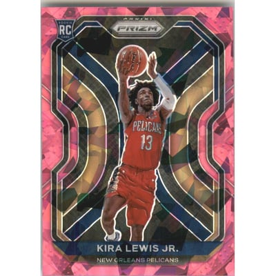 2020-21 Panini Prizm Prizms Pink Ice #272 Kira Lewis Jr.