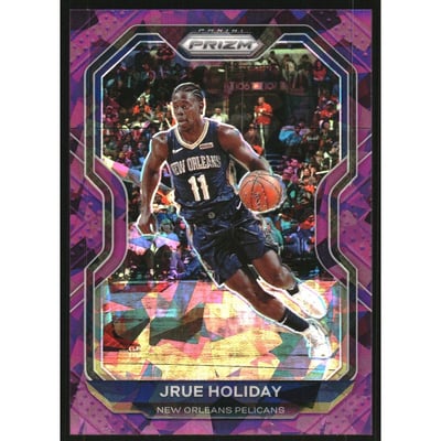 2020-21 Panini Prizm Prizms Purple Ice #75 Jrue Holiday
