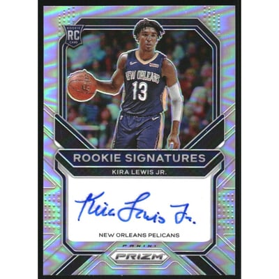 2020-21 Panini Prizm Rookie Penmanship Prizms Silver #45 Kira Lewis Jr.