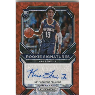 2020-21 Panini Prizm Rookie Signatures Prizms Choice #15 Kira Lewis Jr.