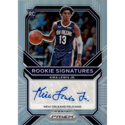 2020-21 Panini Prizm Rookie Signatures Prizms Silver #15 Kira Lewis Jr.