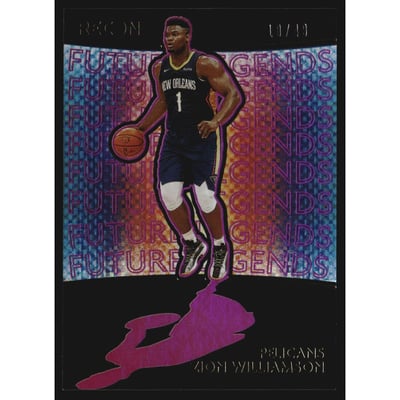 2020-21 Panini Recon Future Legends Purple #2 Zion Williamson