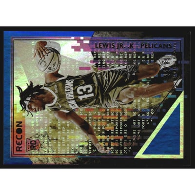2020-21 Panini Recon Scouting Reports Blue #22 Kira Lewis Jr.