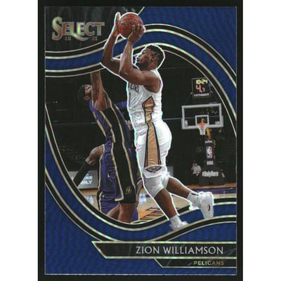 2020-21 Select Prizms Blue #213 Zion Williamson