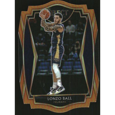 2020-21 Select Prizms Orange Die Cut #137 Lonzo Ball
