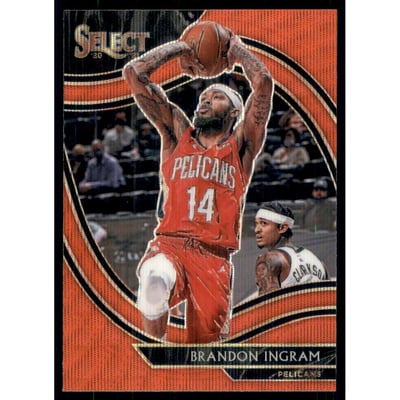 2020-21 Select Prizms Red Wave #215 Brandon Ingram