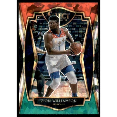 2020-21 Select Prizms Red White Green Ice #126 Zion Williamson