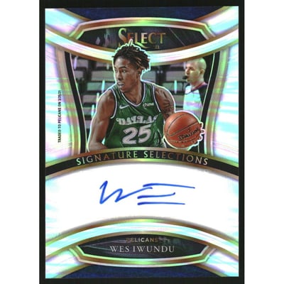 2020-21 Select Signature Selections #31 Wes Iwundu