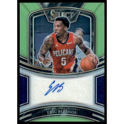2020-21 Select Signatures Prizms Neon Green #19 Eric Bledsoe/99