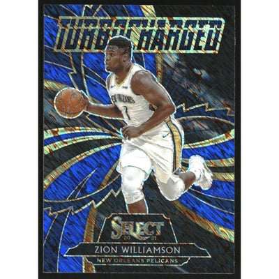 2020-21 Select Turbo Charged Prizms Blue #3 Zion Williamson