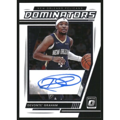 2021-22 Donruss Optic Dominators Signatures #16 Devonte' Graham/99