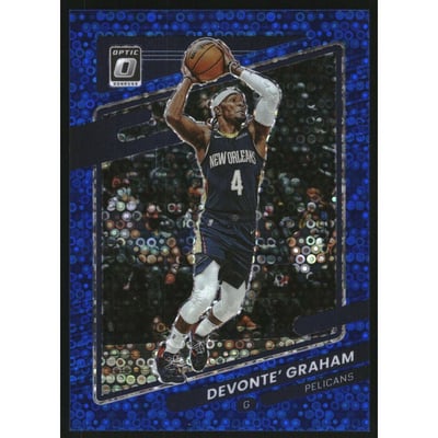 2021-22 Donruss Optic Fast Break Blue #120 Devonte' Graham