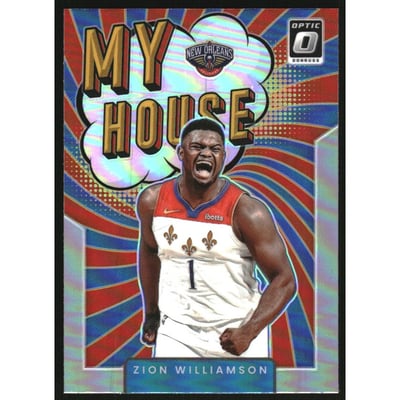 2021-22 Donruss Optic My House Holo #10 Zion Williamson