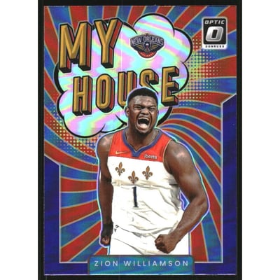 2021-22 Donruss Optic My House Purple #10 Zion Williamson
