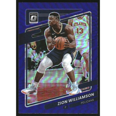 2021-22 Donruss Optic Purple #95 Zion Williamson