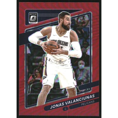 2021-22 Donruss Optic Red #71 Jonas Valanciunas