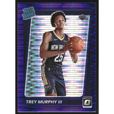 2021-22 Donruss Optic Target Purple Pulsar #178 Trey Murphy III